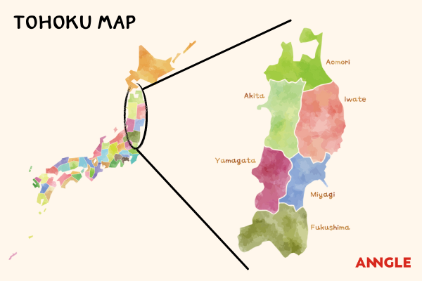 Tohoku Map
