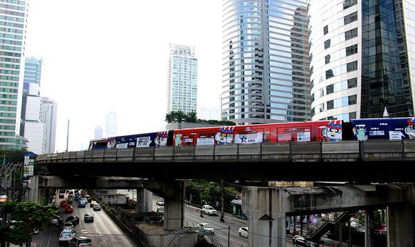 タイの高架鉄道BTS
