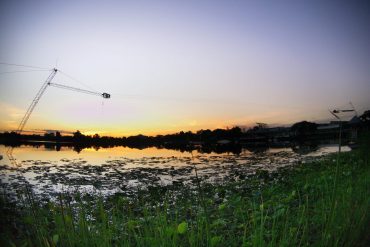 綺麗な夕方