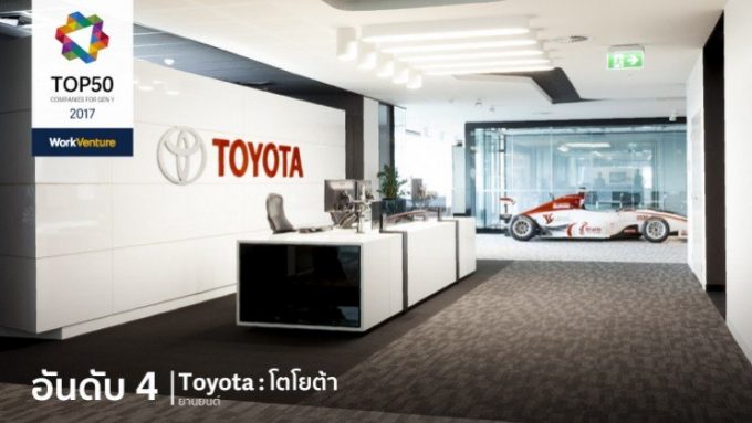 タイの若者が選ぶ「働きたい会社」4位のTOYOTA ©Work Venture