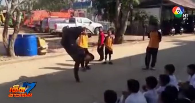 タイの民法チャンネル7で放送された時の映像