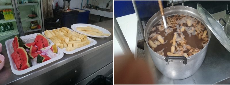 食べ物コーナー